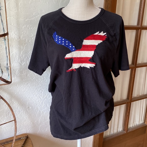 American Eagle Outfitters Tops - 🦅 VINTAGE AMERICAN EAGLE EMBROIDERED TEE‼️